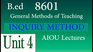 8601 unit 4 Inquiry Method, scientific method, types & approaches