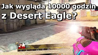Jak wygląda 10000 GODZIN w CS:GO z DESERT EAGLE?!