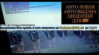 АВТО ЛОВЛЯ, АВТО ВЫДАЧА ЛИЦЕНЗИЙ НА ЛОВЛЮ РЫБ ДЛЯ DIAMOND ROLE PLAY 2022 || БОТ ДЛЯ ВЫДАЧИ ЛИЦЕНЗИЙ