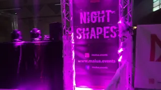 Veranstaltungstechnik Doku von MALUA Events | NIGHTSHAPES @ Bessenbachhalle 26.10.2019 Dokumentation