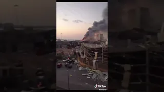 Beirut explosion: footage shows massive blast shaking Lebanon's capital 2020
