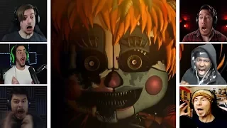 Let's Players Reaction To The Scrap Baby Jumpscares | FNAF6