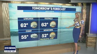 Clouds stick around Friday, rain this weekend