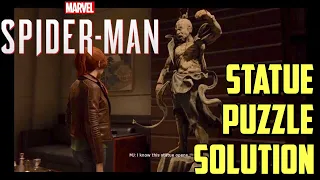 Spider-Man PS4 How to Solve Statue Puzzle (Don't Touch the Art)