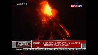 QRT: Bulkang Mayon, bahagyang umamo nitong magdamag