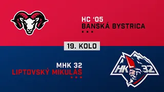 19.kolo HC 05 Banská Bystrica - MHK 32 Liptovský Mikuláš HIGHLIGHTS