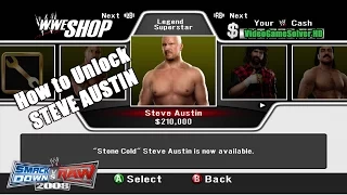 WWE SmackDown vs RAW 2008 [Xbox 360] - How to Unlock STEVE AUSTIN