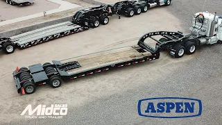 Aspen 16 Tire Lowboy Trailer - Expando Lowboy