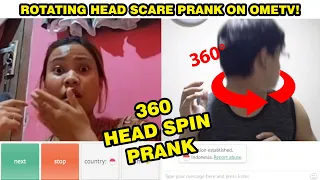 rotating head scare omegle prank