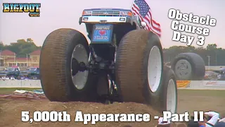 5000th Appearance 1989 - Part 11 Obstacle Course Day 3 - BIGFOOT Monster Truck