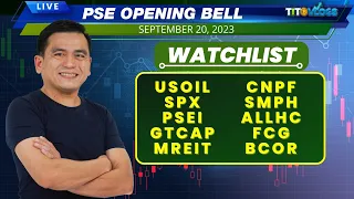 STOCKS REVIEW BY REQUEST | PSE Opening Bell Live September 20, 2023