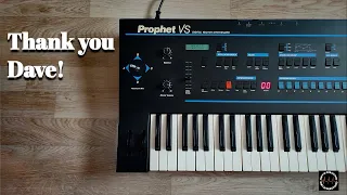 Farewell Dave Smith - Sequential Prophet VS Synthesizer