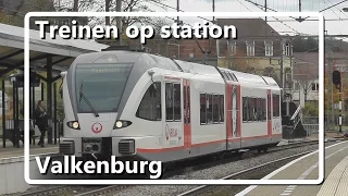 Treinen op station Valkenburg // Dutch Train Compilation