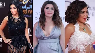 فنانين اتعرضو لمواقف محرجه بسبب الفساتين المثيره