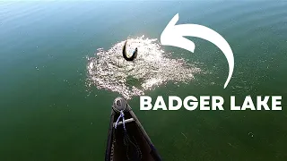 PIKE FISHING At BADGER LAKE (BEAUTIFUL CONDITIONS)!!!
