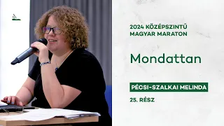 Mondattan | 2024 Magyar maraton 25.