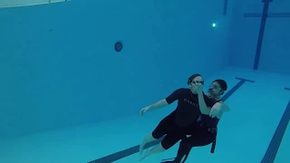 Underwater Freediving Rescue Technique