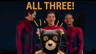 The 3 Spider-Men Shoot Fantastic Mr. Fox