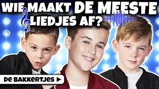 FINISH THE LYRICS MET NIELS VAN FOURCE !! 🎼 - De Bakkertjes #256