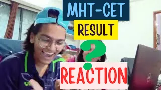 My MHT-CET result reaction! | cet 2023| cet 2022 | percentile?