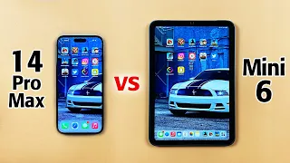 iPhone 14 Pro Max vs iPad Mini 6 SPEED TEST in 2023 - iOS 16.6 SPEED TEST