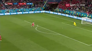 FIFA World Cup 2018 Switzerland - Serbia | 90' Shaqiri turns the Game! Swiss Commentator goes crazy!