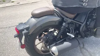 Honda Rebel 500 SE 2023 Stock Exhaust Sound