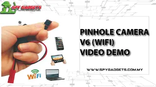 Pinhole Camera WiFi (V6) Video Demo (2021)