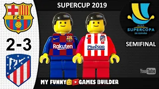 Barcelona vs Atletico Madrid 2-3 • Supercopa de España 2019 in LEGO • All Goals Highlights Football