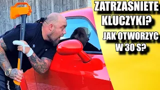 Jak OTWORZYĆ AUTO BEZ KLUCZYKÓW? W 30s!!! TO PROSTE ZOBACZ! Awaryjne otwieranie auta.