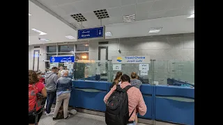 Hurghada Airport - 2022 - Buy visa at bank counter - Visum kaufen am Bankschalter