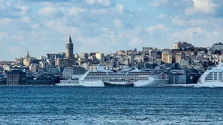 Istanbul Bosporus,Golden Horn Cruise[4K60fps]- Istanbul Autumn 2022