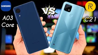 Realme C21 Vs Samsung Galaxy A03 Core | Who Wins | Comparison dot com