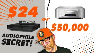 Can a $24 Wal-Mart DVD Player Compete WITH THE BEST CD PLAYERS? An AUDIOPHILE SECRET!!!