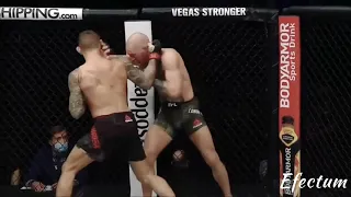 ufc 257 dustin poirier vs conor mcgregor round 2 slow motion