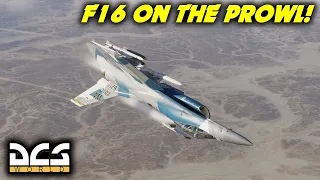 F-16 Viper  ON THE PROWL! Practice range in DCS world