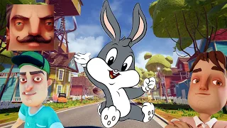 Hello Neighbor - My New Neighbor Big Bugs Bunny Act 3 Gameplay Walkthrough