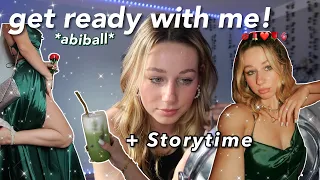 get ready with me *abiball* 🌹❤️ | storytime & matcha latte Rezept