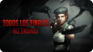 Resident Evil Remake HD - Todos los Finales de Jill/All Jill Endings [Sub Español]