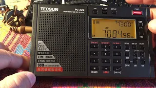 review of TECSUN PL-330 on 40m Ham radio band