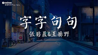 张碧晨&王赫野 - 字字句句【動態歌詞 / Pinyin Lyrics】『他字字未提喜歡你 你句句都是我願意。』 #天赐的声音4