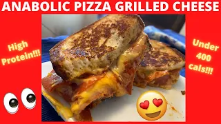 LOW CALORIE PIZZA GRILLED CHEESE | HIGH PROTEIN Bodybuilding Meal Plan Recipe for Muscle Gain