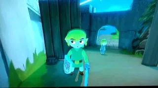 Zelda Wind Waker - Link meows