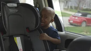 Child gets into hot car, becomes trapped