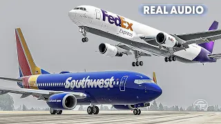 WORST Near Miss of 2023 | Near Collision Between Southwest & FedEx (With Real Audio)