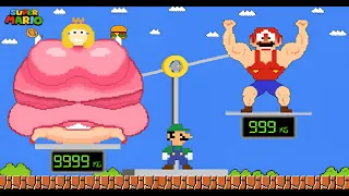 Mario Bros: Fat Peach Super Sized is heartbroken, Evolution of Fat Peach Maze Mayhem Game Animation