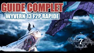 Wyvern 13 F2P facile en 2 semaines - Guide Epic Seven 2022