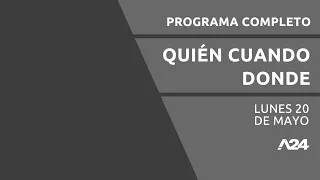 Asesinato del peluquero +MILEI, EL PRESIDENTE VIAJERO #QuiénCuándoDónde PROGRAMA COMPLETO 20/05/2024