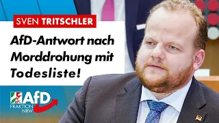 Linksextremisten wollen AfD Politiker umbringen – Sven Tritschler AfD