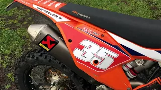 Akrapovic Sound Check KTM 350 EXC-F 2017